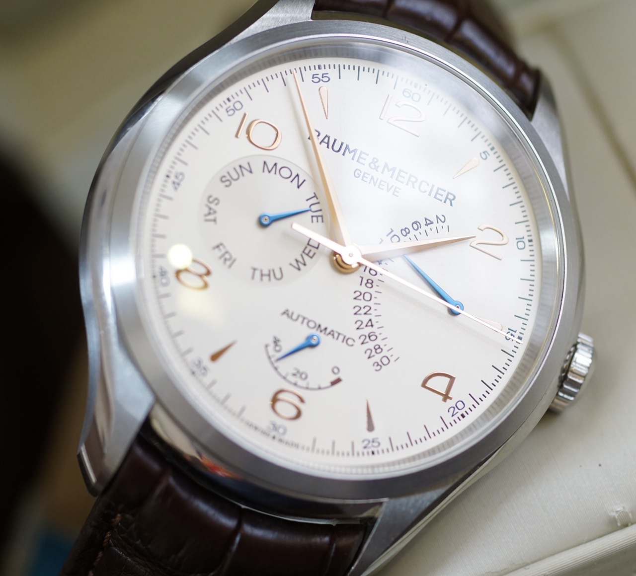 30b7d6BAUME & MERCIER CLIFTON 10149 BROWN MENS WATCH 43234cee83b0daff BAUME & MERCIER CLIFTON 10149 BROWN MENS WATCH 43