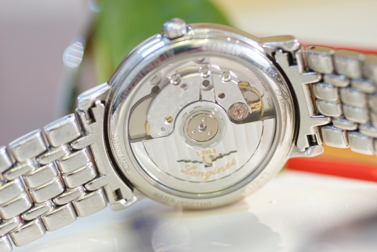 Đồng Hồ Longines Nam L4.821.4.11.2 mặt trắng cọc số la mã (2)