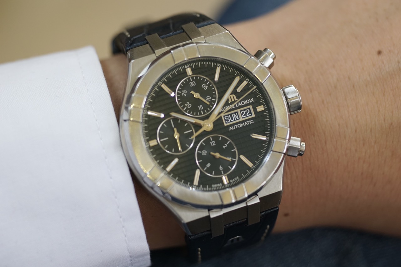 MAURICE LACROIX AIKON CHRONOGRAPH AI6038-SS001-330-1 (6) MAURICE LACROIX AIKON CHRONOGRAPH AI6038-SS001-330-1