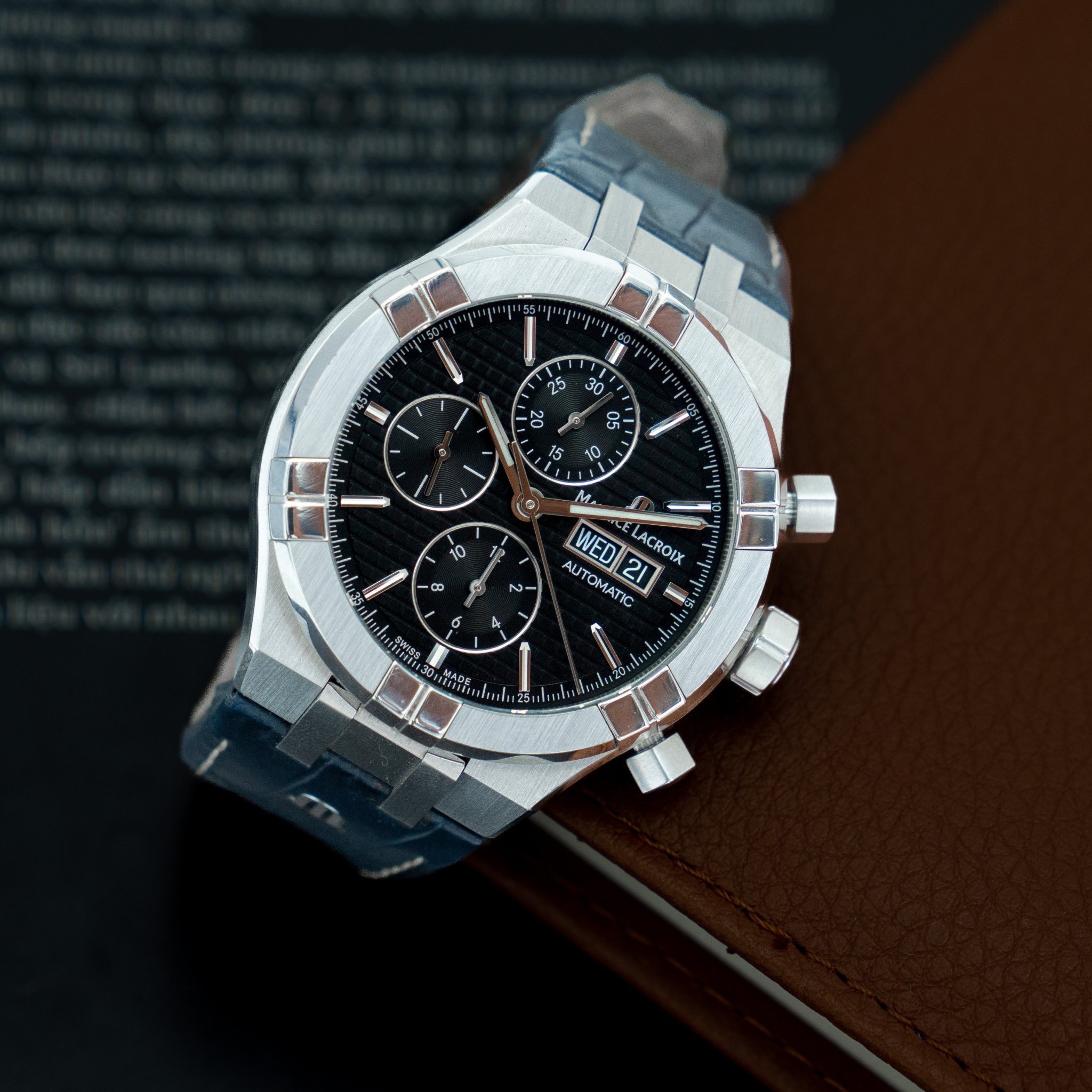 z4582927132664_c03f65d79700699e04424923cb116113 Đồng hồ Ome Maurice Lacroix Maurice Lacroix Aikon AI6038-SS001-330-1 Cũ Chính Hãng