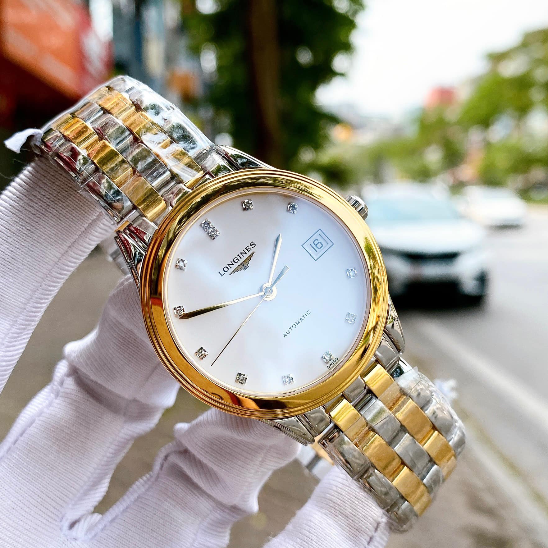 Longines Flagship Diamond Demi Gold - L4.774.3.27.7 Longines Flagship Diamond Demi Gold - L4.774.3.27.7