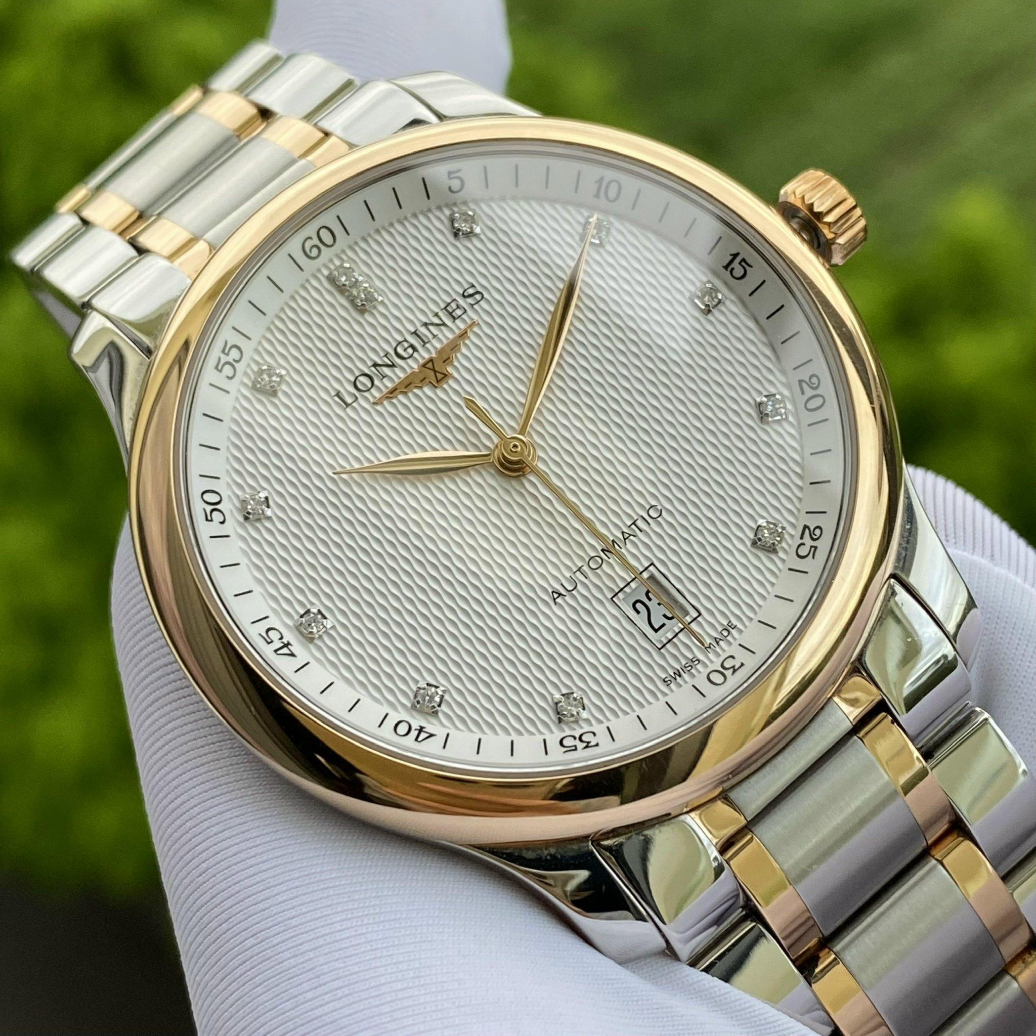 Longines Master Collection Diamond DemiGold 18K - L2.628.5.97.7 Longines Master Collection Diamond DemiGold 18K - L2.628.5.97.7