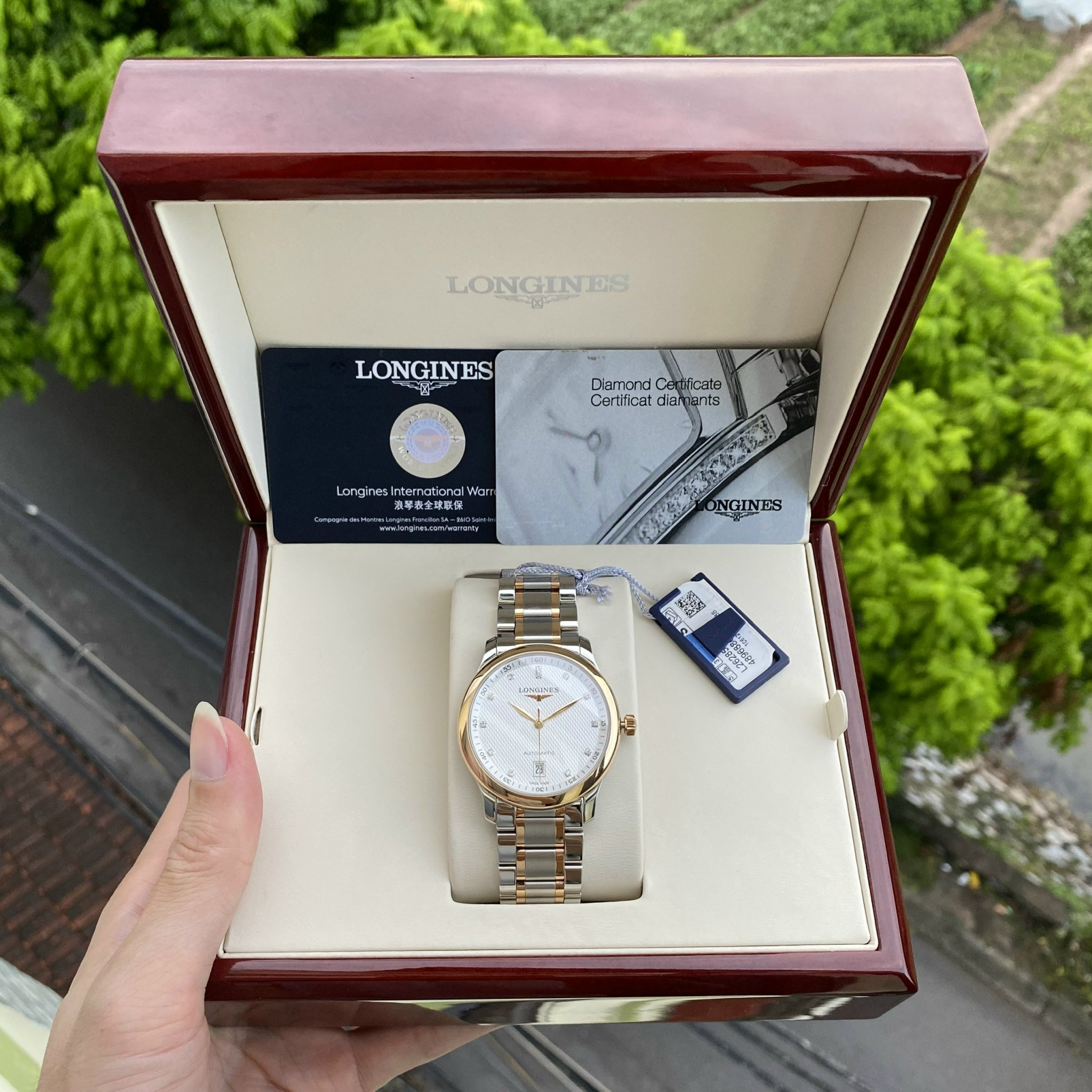 Longines Master Collection Diamond DemiGold 18K - L2.628.5.97.7 Longines Master Collection Diamond DemiGold 18K - L2.628.5.97.7