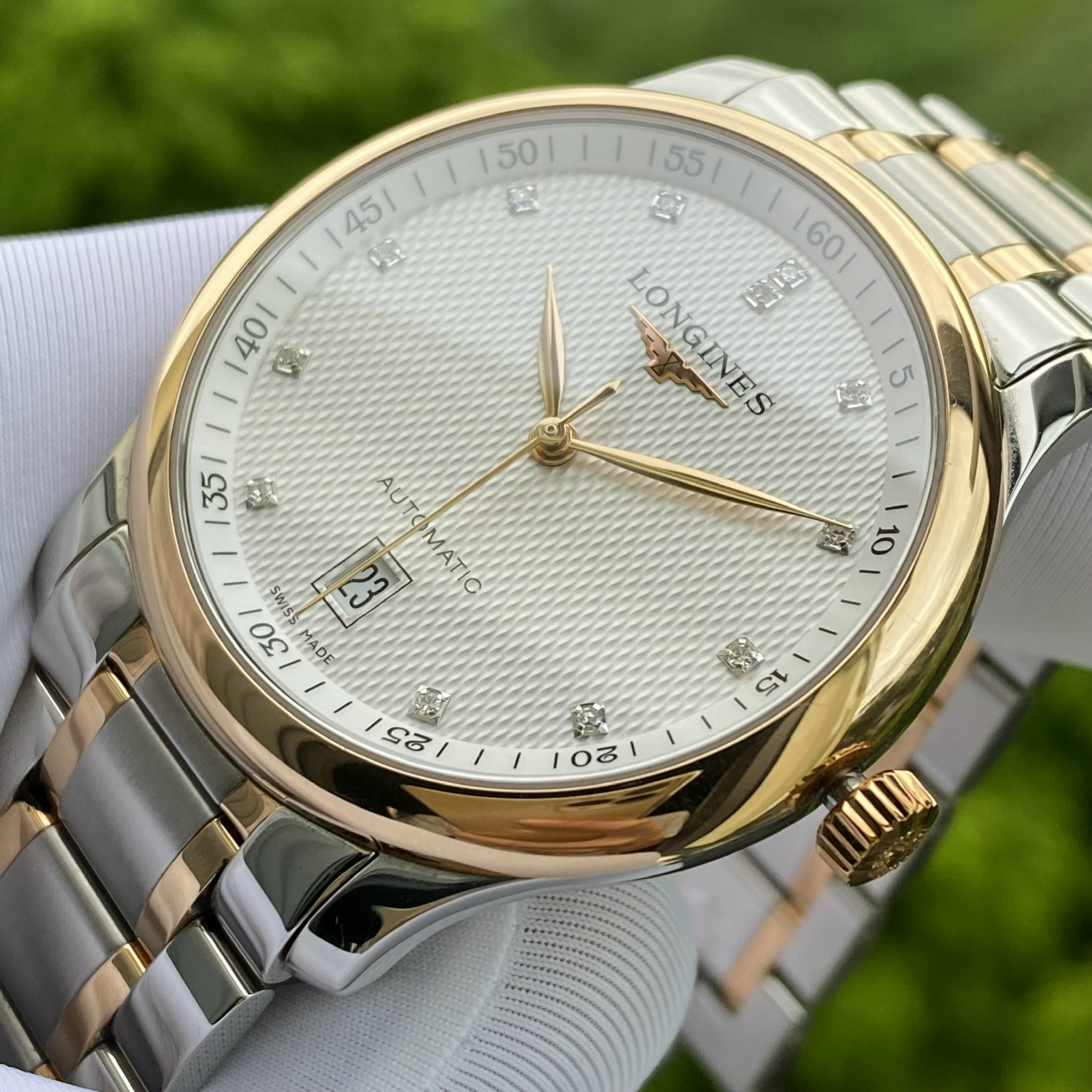 Longines Master Collection Diamond DemiGold 18K - L2.628.5.97.7 Longines Master Collection Diamond DemiGold 18K - L2.628.5.97.7