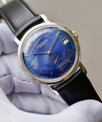 Patek Philippe 18k White Gold Blue Dial