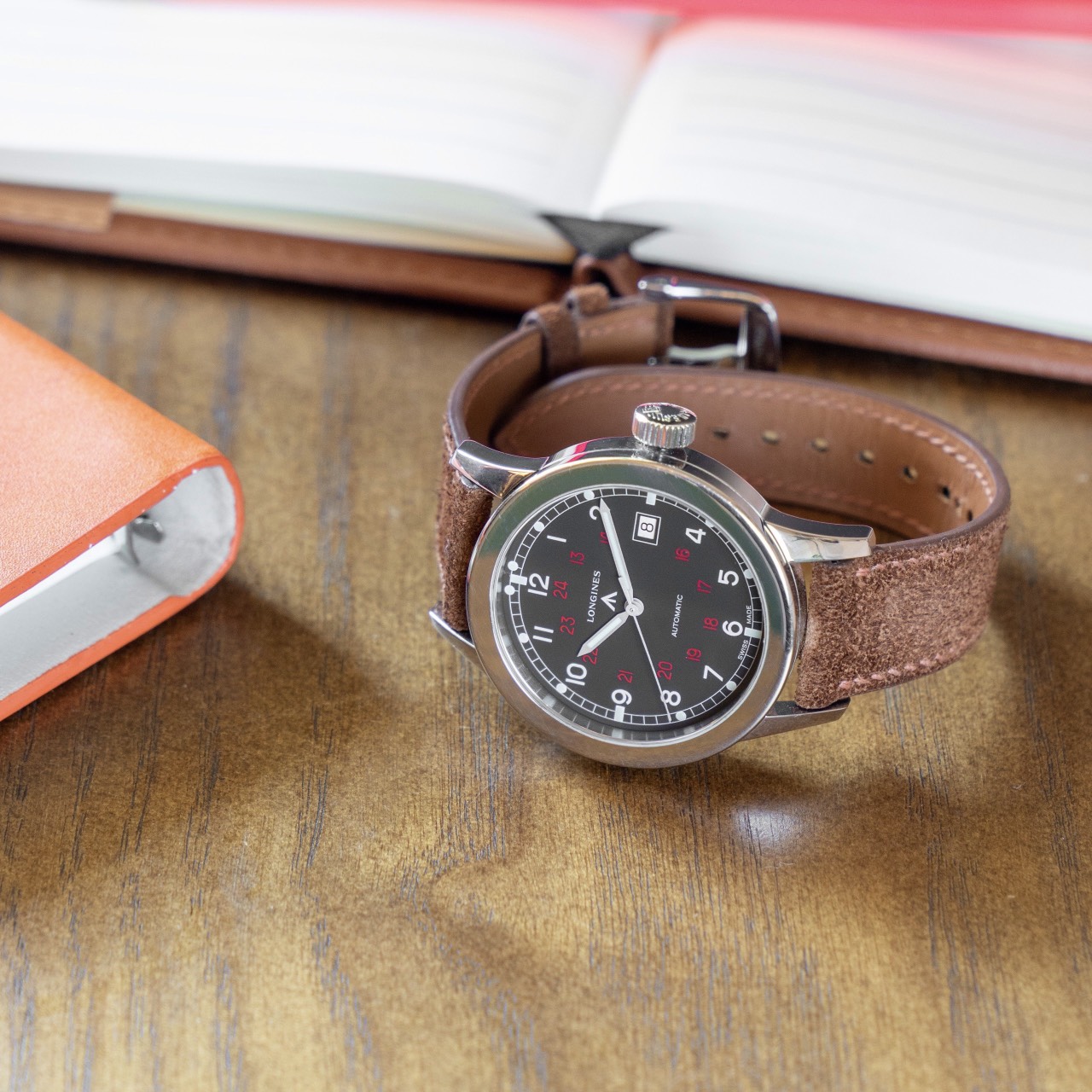 z4497109148244_eb1f1ef3f294014749cd1b1047ba0a36 Longines Heritage Military L2.832.4.53.0 ( L28324530 )