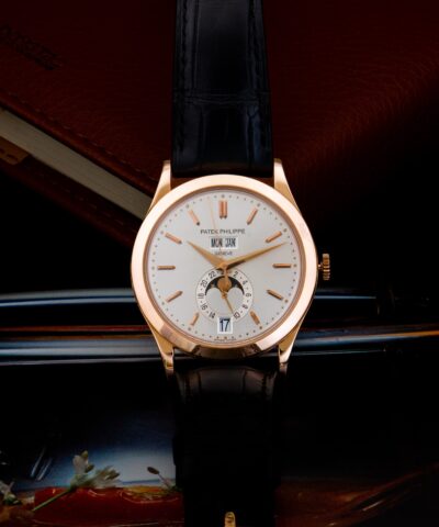 Patek Philippe Complications 5396r-011 Annual Calendar Moonphase White Dial