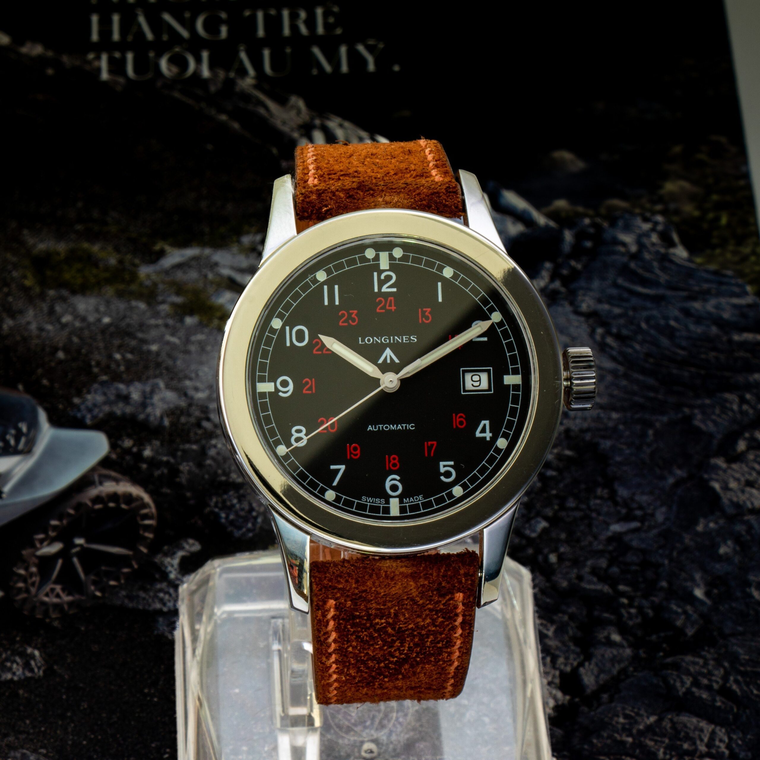 z4548069103391_08fffe51b7987ad1e607814da60f211c Longines Heritage Military L2.832.4.53.0 ( L28324530 )