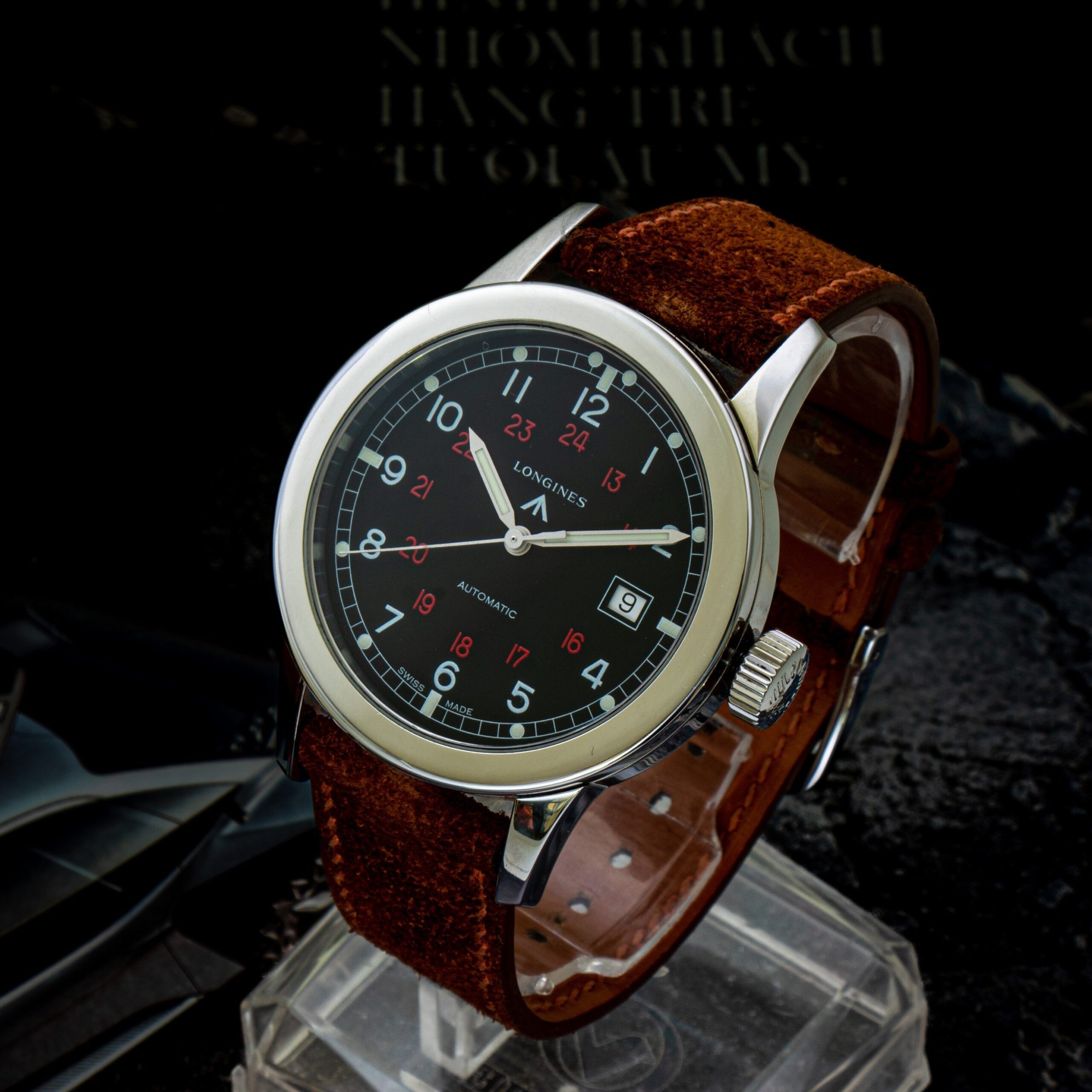 z4548069106819_8db120c98adbc465b7447abea34d0295 Longines Heritage Military L2.832.4.53.0 ( L28324530 )