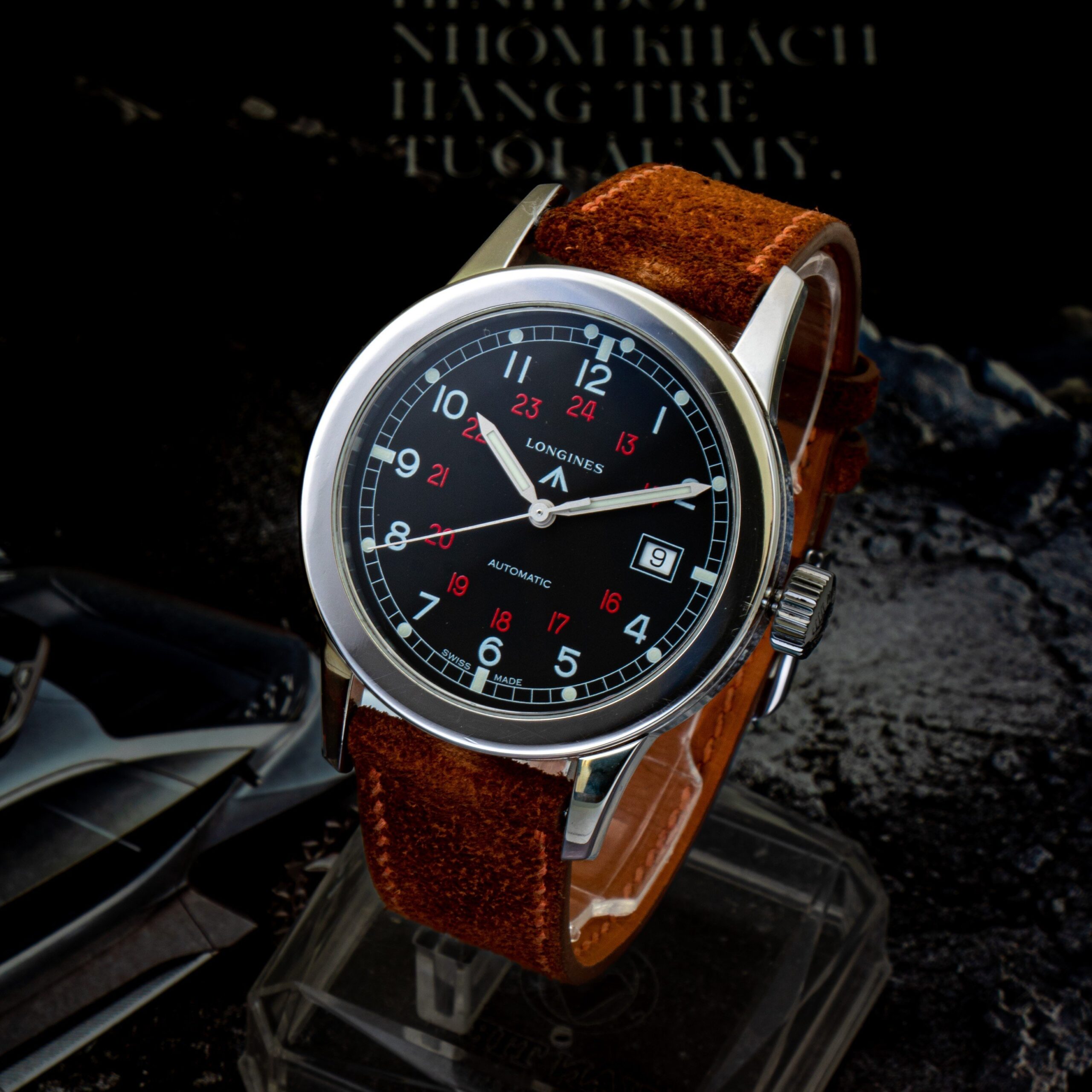 z4548069149591_8d869d896069722165ce6bb9d74a3460 Longines Heritage Military L2.832.4.53.0 ( L28324530 )