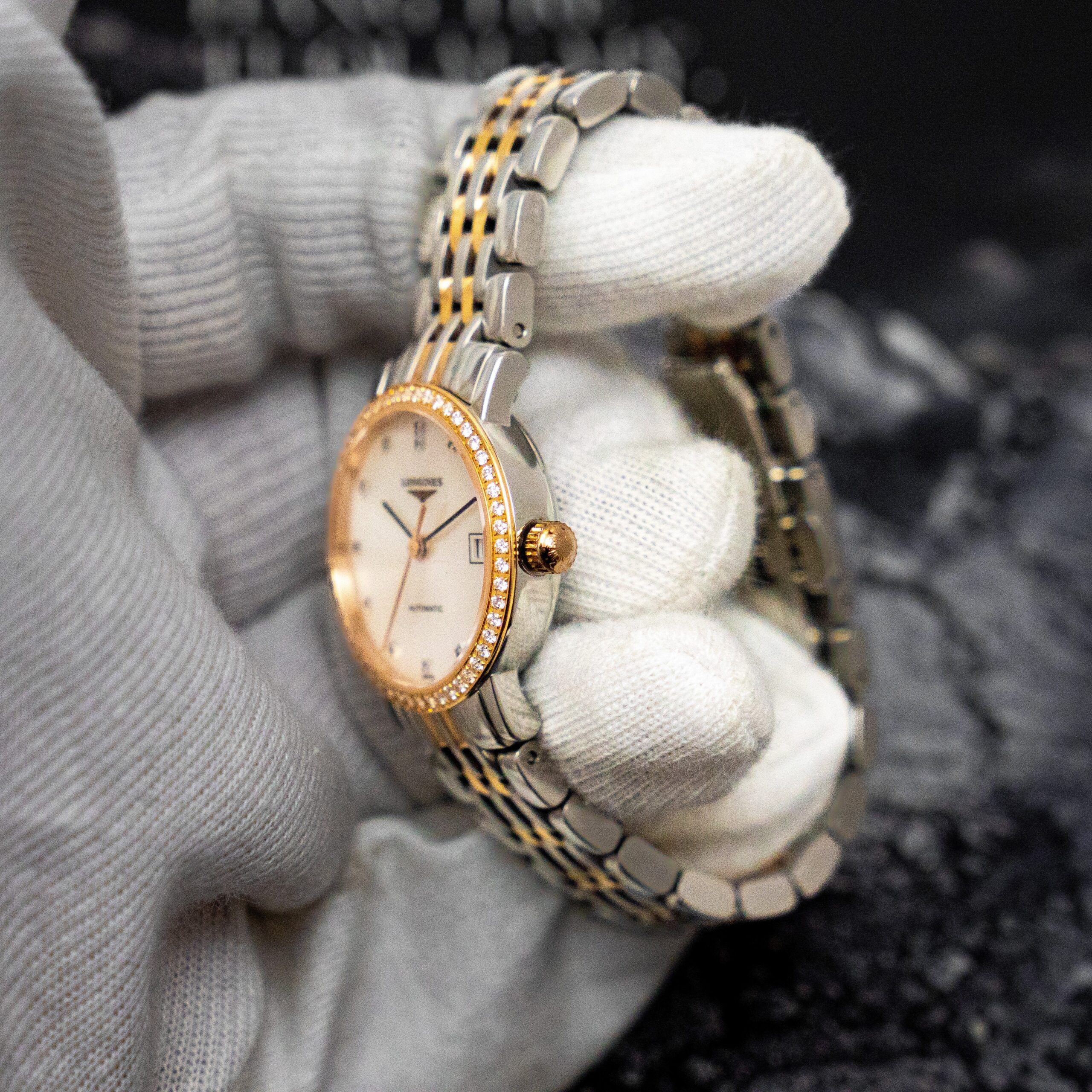 z4554687091406_dd2c03676f18278910fa5ef829823f57 Đồng hồ Longines L4.309.5.88.7 cũ chính hãng