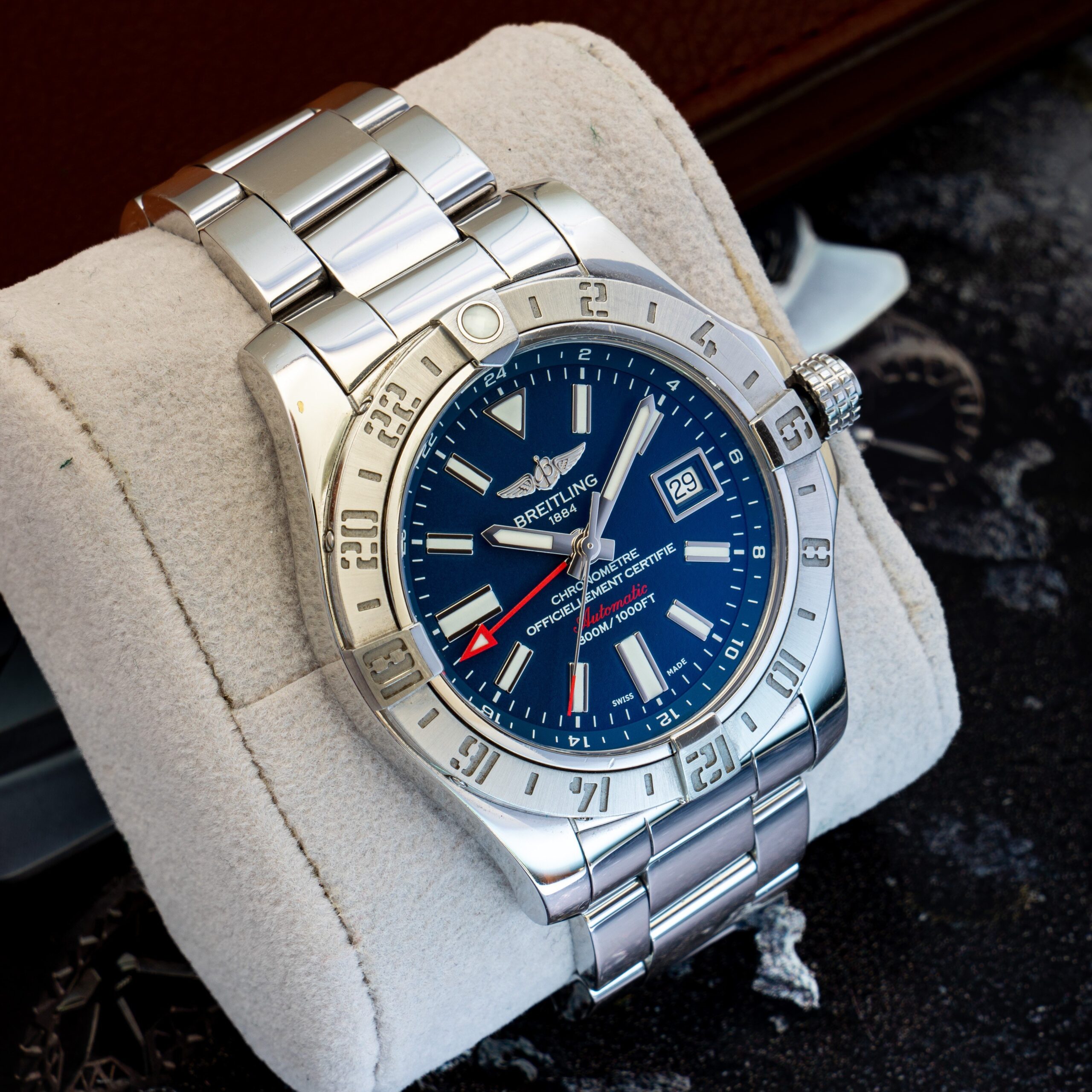 z4556907570834_6a071389b9e281f5047ad1d5847d55f3 Đồng Hồ Breitling Avenger II GMT A32390 Cũ Chính Hãng