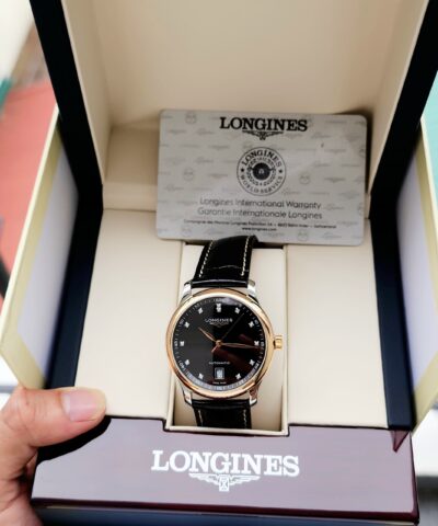 Đồng hồ Longines Master Collection Diamond Black Dial Cũ Chính Hãng