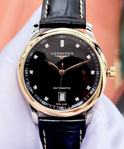 Đồng hồ Longines Master Collection Diamond Black Dial Cũ Chính Hãng