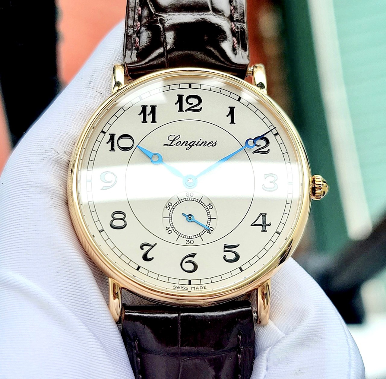 z4577236958240_e52a34d5b64cc89bc2a5a6b27e920550 Đồng hồ Longines Presence Heritage 18k Rose Gold L4.785.8.73.2 Cũ Chính hãng