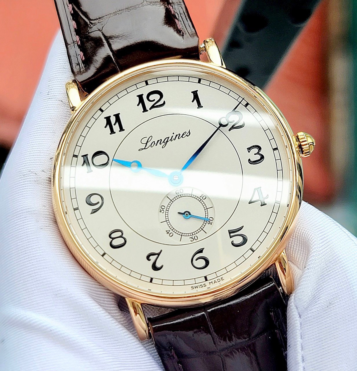 z4577236964524_067b8f032c008ebc9539815790c7d664 Đồng hồ Longines Presence Heritage 18k Rose Gold L4.785.8.73.2 Cũ Chính hãng