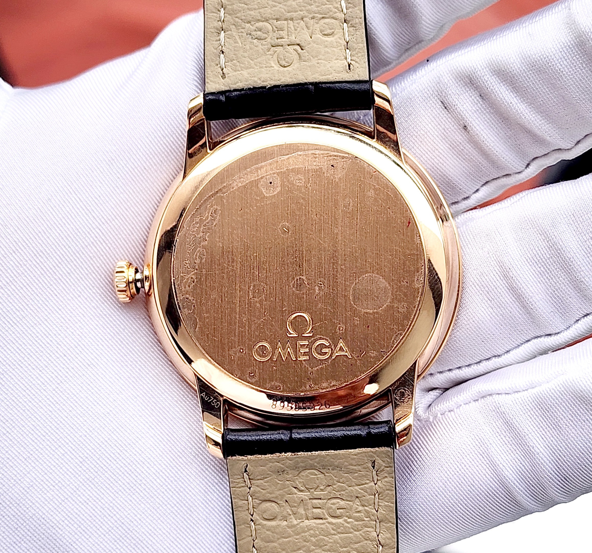 z4577423718354_b3d7fc4bdd5e2cb7be5c0f42649e09ad Đồng Hồ Omega Deville Prestige Co-Axial 424.53.40.20.02.001 Rose gold Cũ Chính Hãng