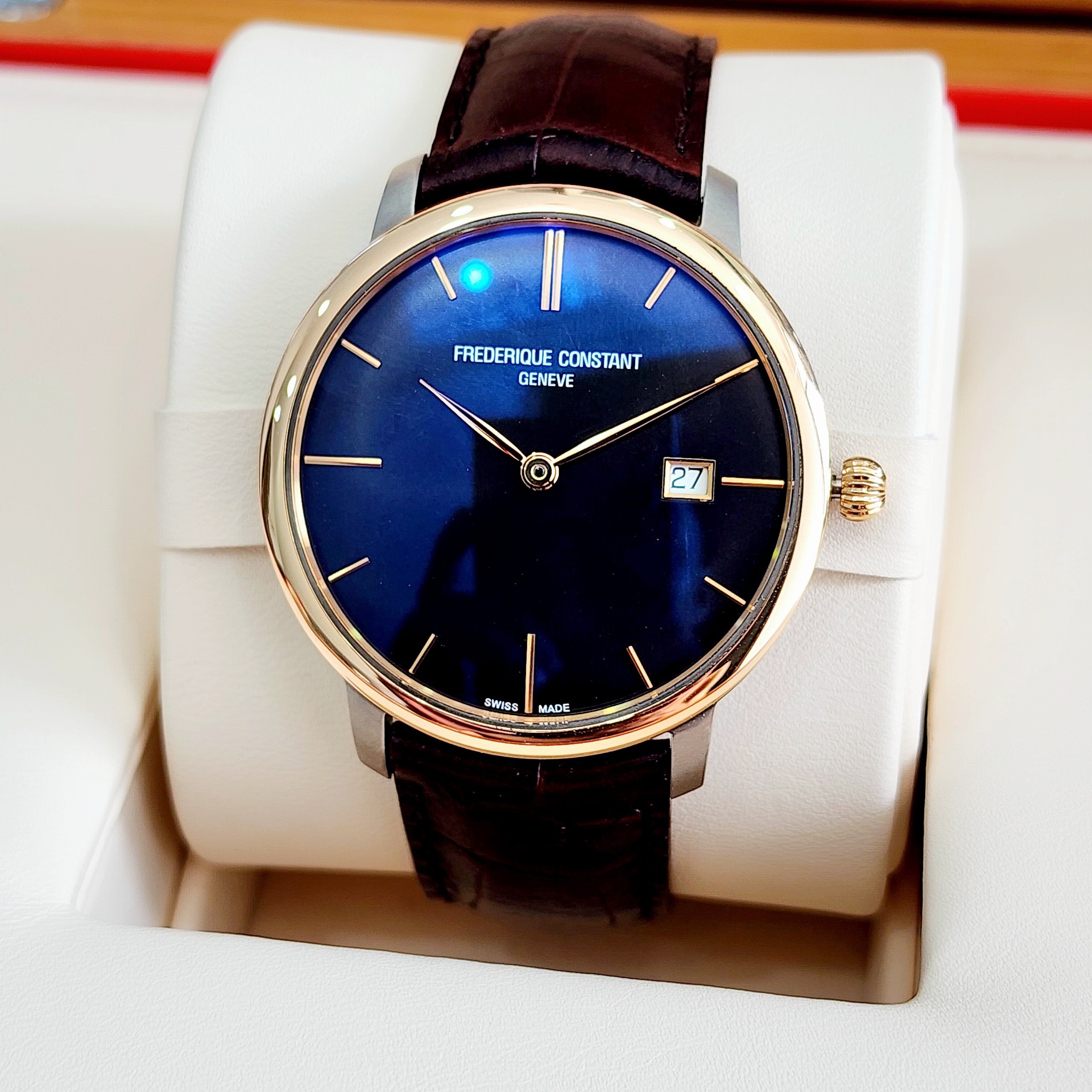 z4587795268205_b1c693f201897f5aa7c507ec9abd563a ĐỒNG HỒ Frederique Constant SLIMLINE NIỀNG VÀNG KHỐI 18K FC-306G4STZ9 Cũ Chính Hãng