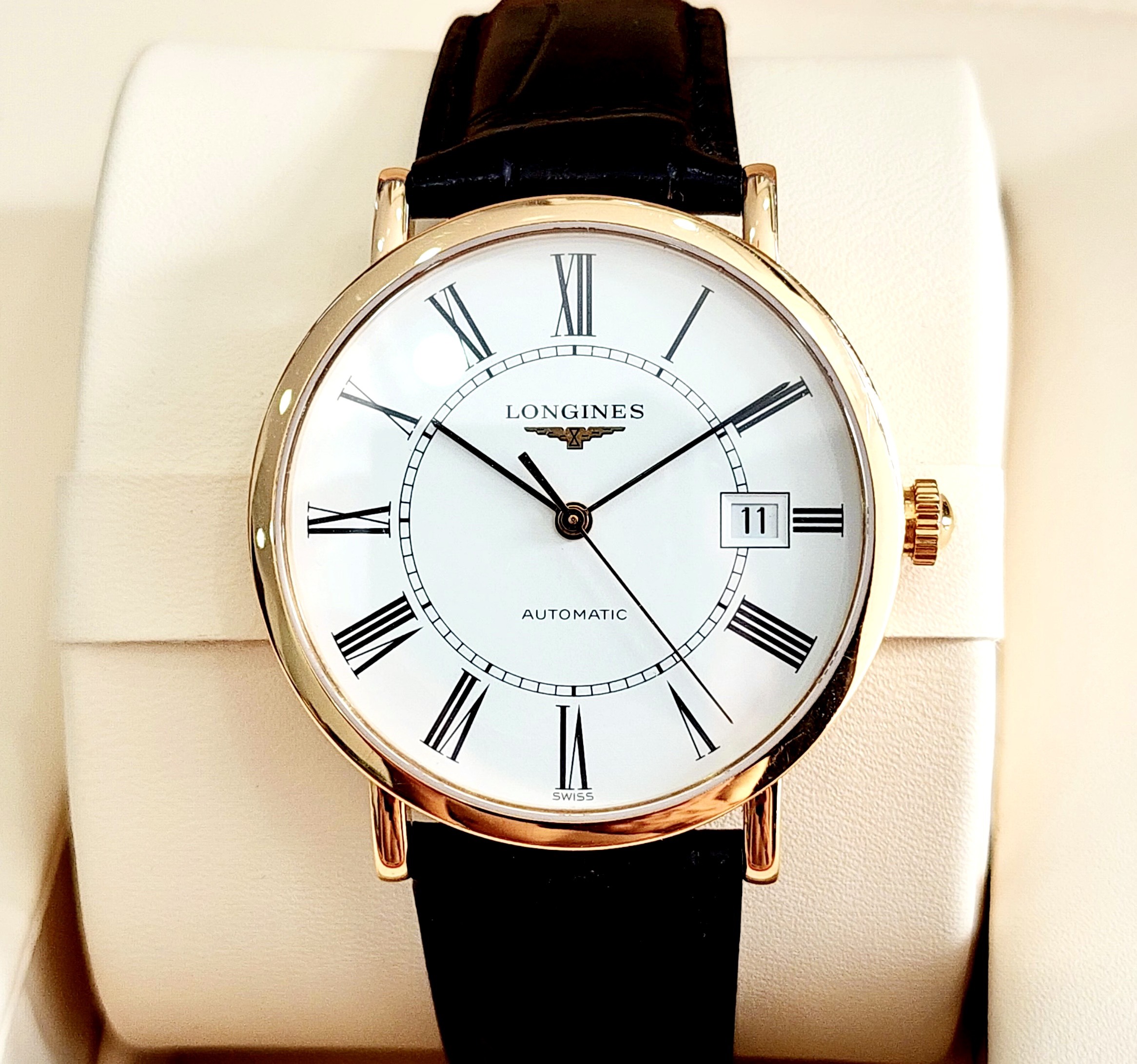 z4587857280941_f4d3dc499749320436260bc0cc35f037 Đồng Hồ Long.ines Elegant vàng hồng đúc nguyên khối 18k L4.787.8.11.4 Cũ Chính Hãng