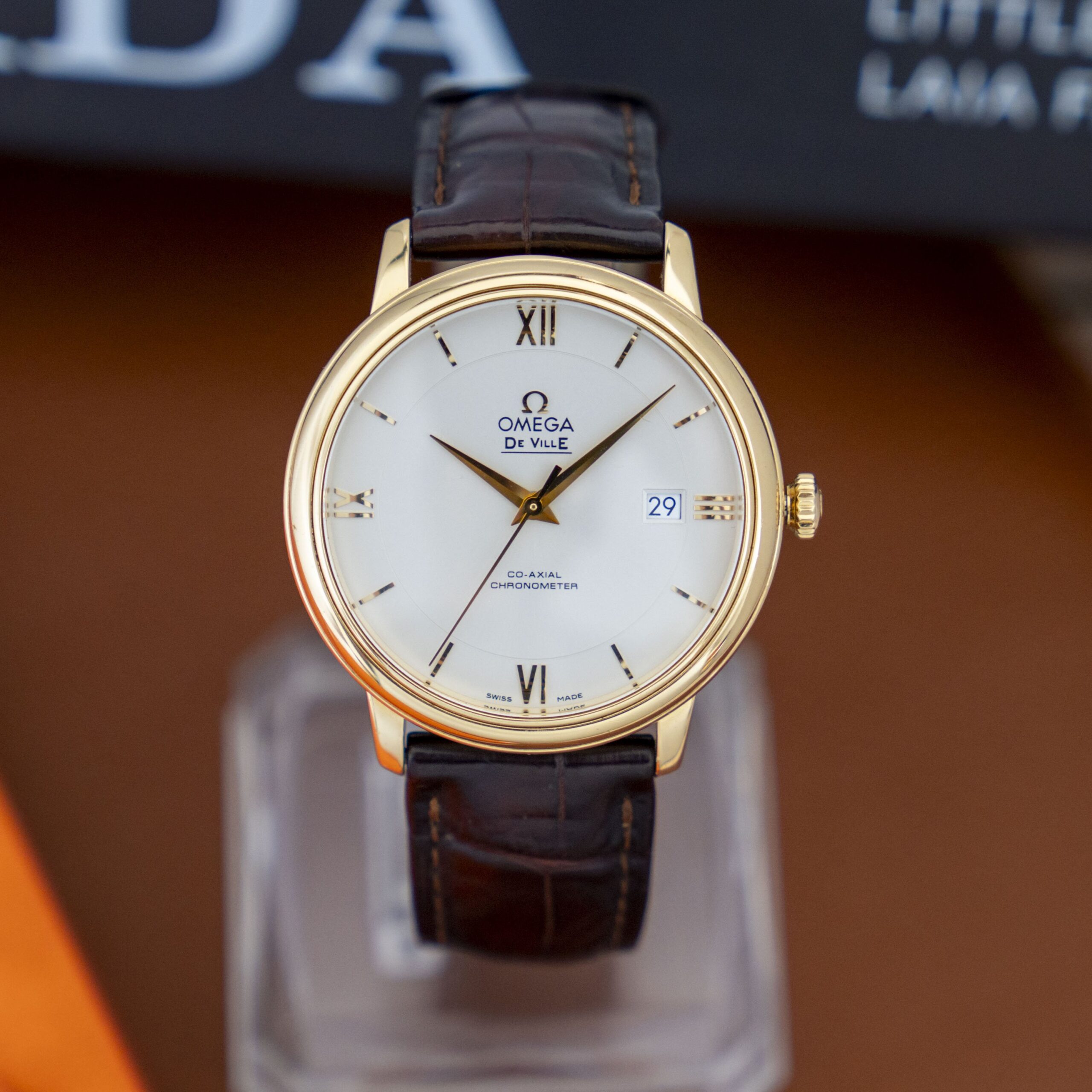 z4601295347385_9bd4ca71ee53afbb9cbb6004cd6bdc3f Đồng hồ Omega DeVille 424.53.40.20.02.002 Co-Axial Cũ Chính Hãng