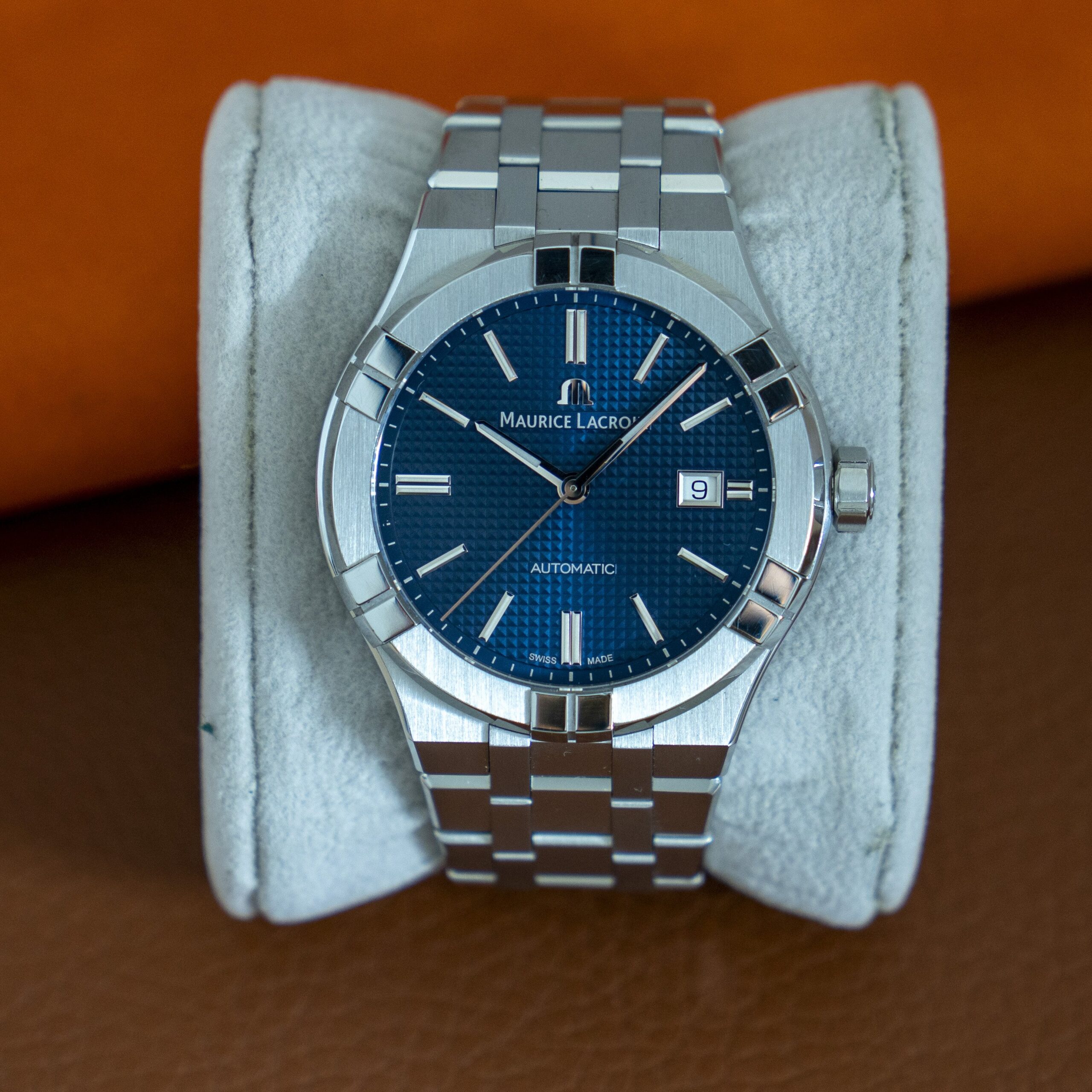 z4601332868018_3ac34eebfdac3cf3bf16cb476fca25dd Đồng Hồ Maurice Lacroix Aikon Blue 42mm AI6008-SS002-430-1 Cũ Chính Hãng