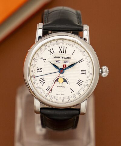 Đồng Hồ Montblanc Star 108736 Automatic Moonphase Watch 42mm Cũ Chính Hãng