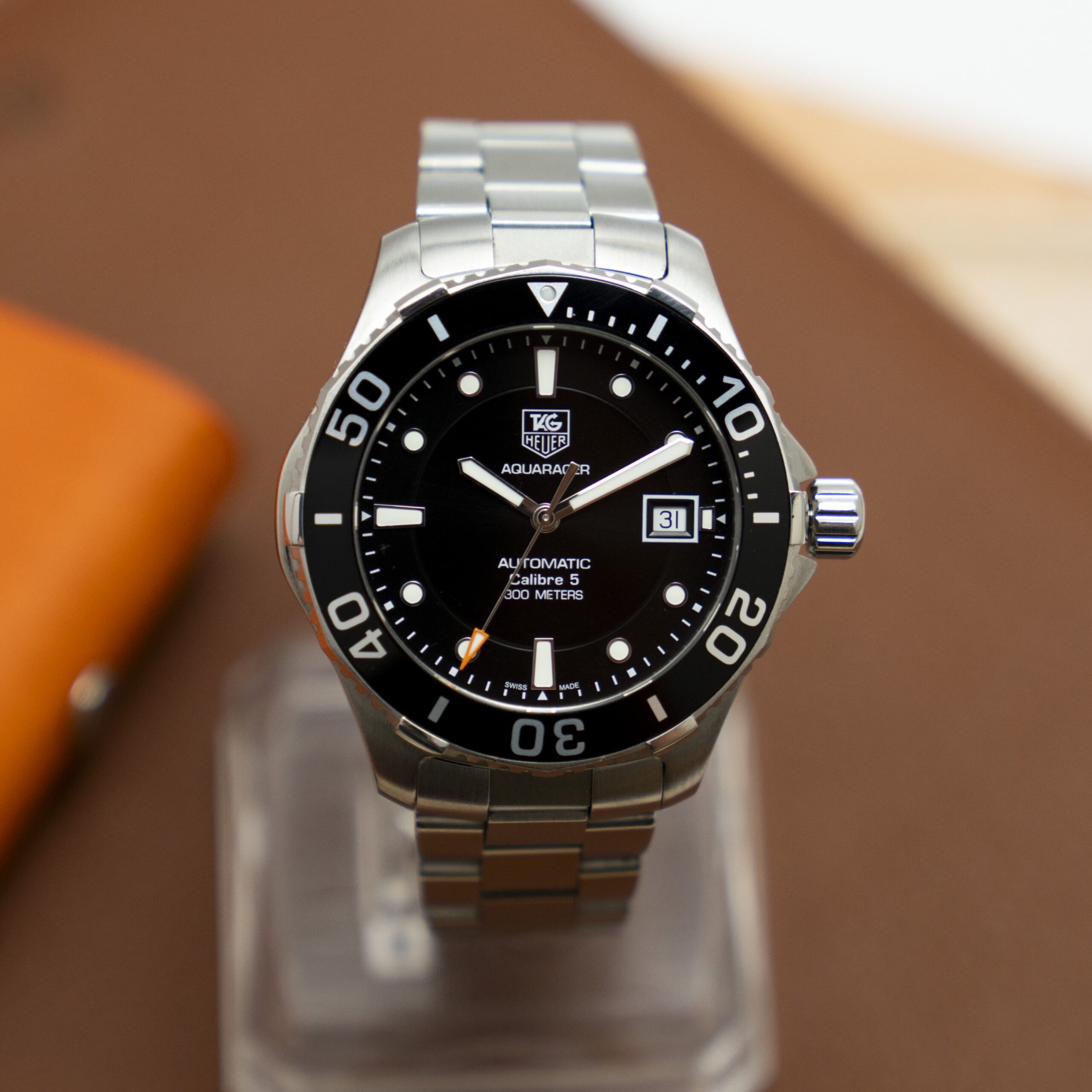 z4607733187220_d57caf45531a1ede9149e7abf0b0f881 Đồng Hồ Tag Heuer Men's Aquaracer Calibre 5 Stainless Steel Black Dial Watch WAN2110.BA0822 Cũ Chính Hãng