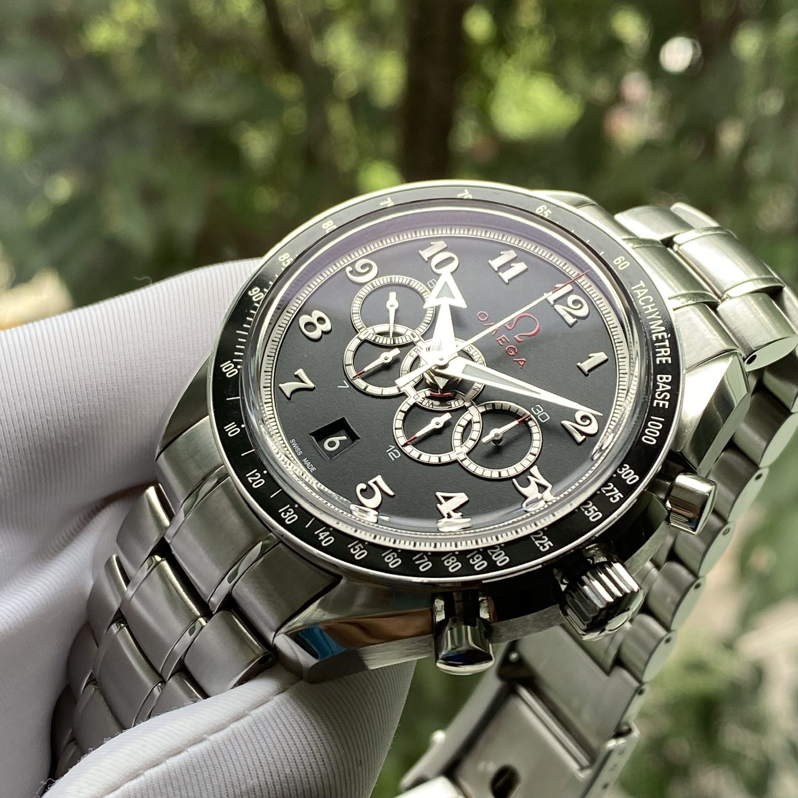 z4614894318603_525e3252e133c59e387d57b616ee870b OMEGA OLYMPIC GAMES COLLECTION Speedmaster Chronograph Watch Cũ