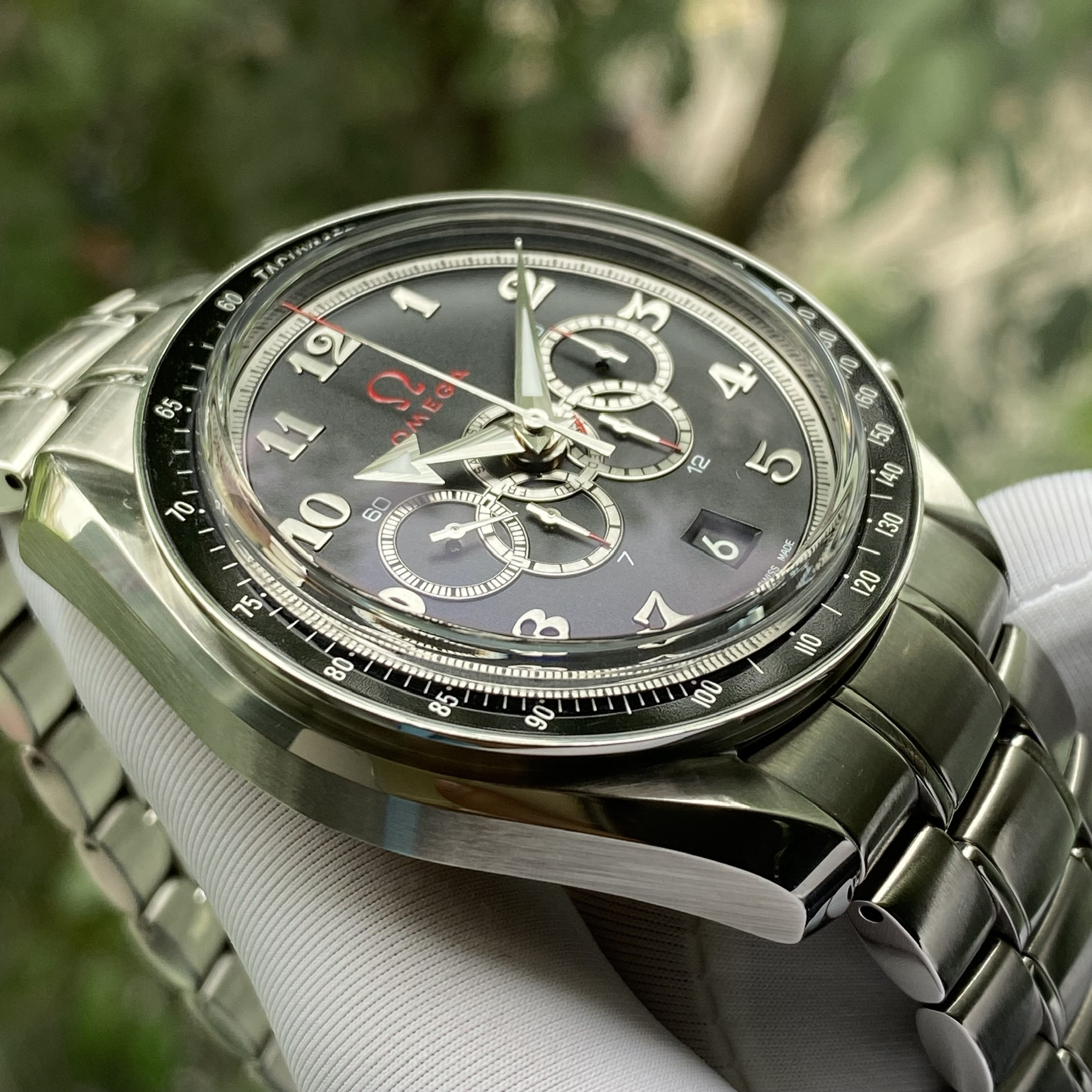z4614895152289_a84b71f835070008f43b3f713dd5e277 OMEGA OLYMPIC GAMES COLLECTION Speedmaster Chronograph Watch Cũ