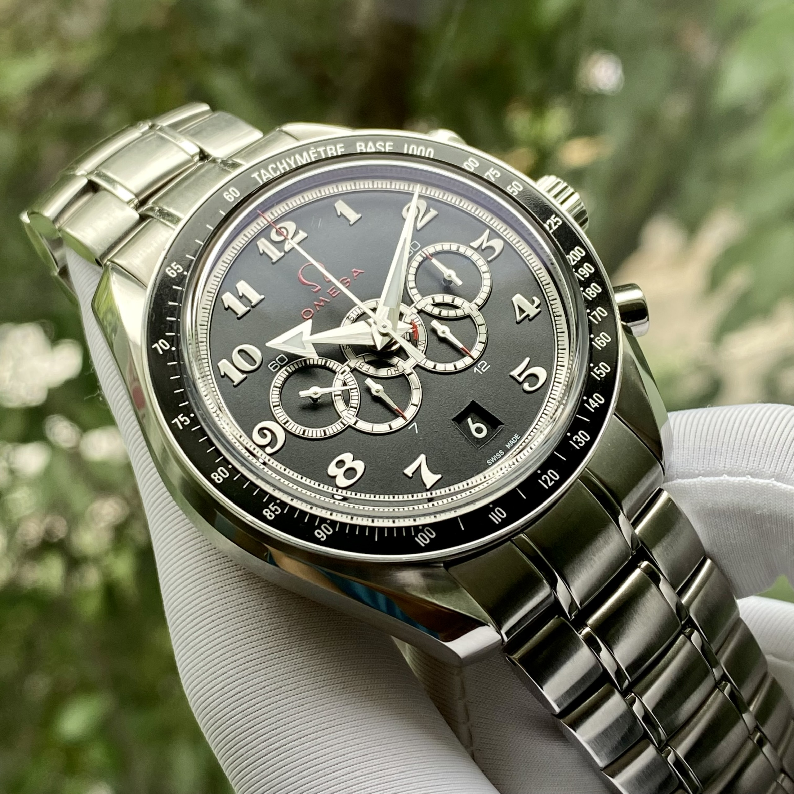 z4614895564369_56bd417c76b60e278c27fcccf757def9 OMEGA OLYMPIC GAMES COLLECTION Speedmaster Chronograph Watch Cũ