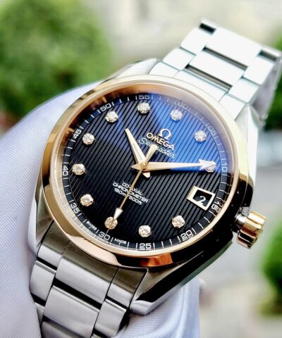 Đồng Hồ Omega Co-Axial Aqua Terra Diamond 8500 231.20.39.21.51.003 Cũ