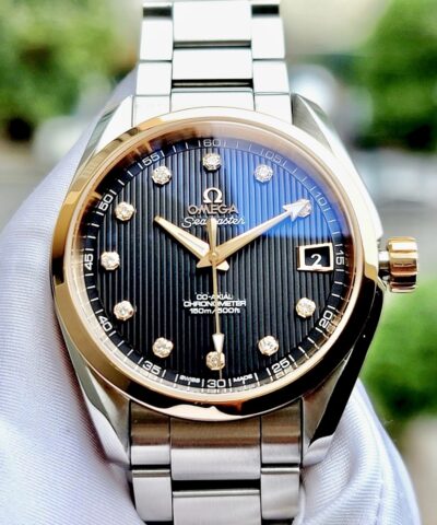 Đồng Hồ Omega Co-Axial Aqua Terra Diamond 8500 231.20.39.21.51.003 Cũ