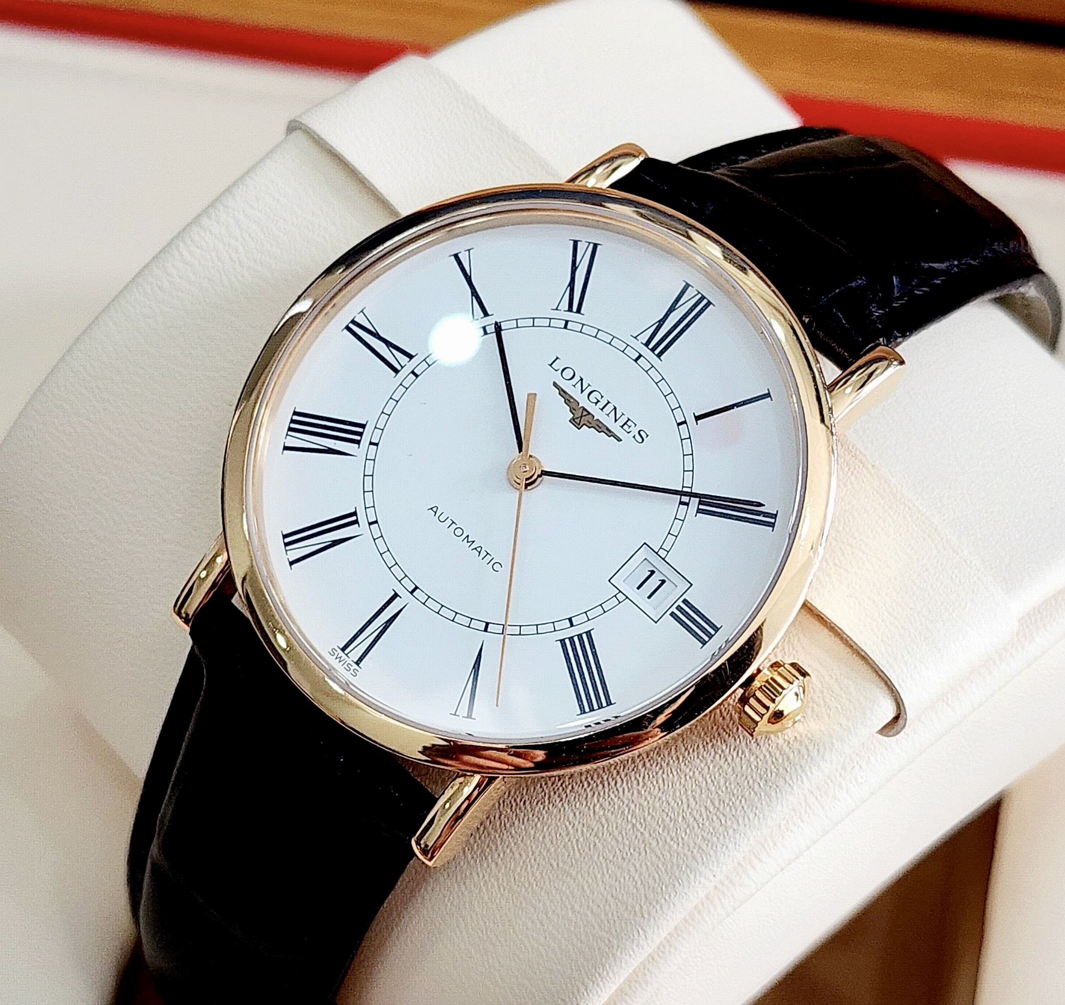 z4631241408407_6862e3767a45a2cc2b8fbf19390b64f7 Đồng Hồ Longines Elegant vàng hồng đúc nguyên khối 18k L4.787.8.11.4 Cũ