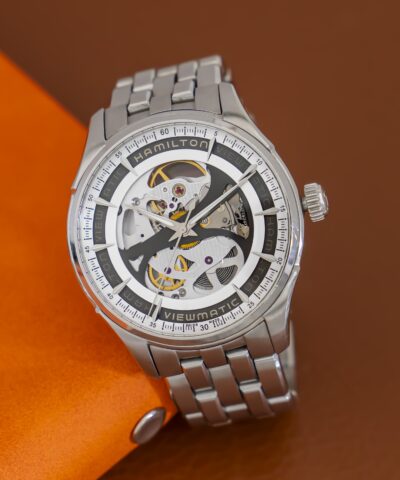 Đồng Hồ HAMILTON JAZZMASTER VIEWMATIC SKELETON H42555151 Cũ