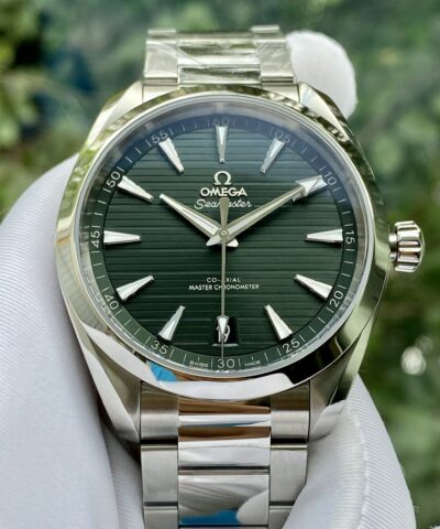 Đồng hồ OMEGA AQUA TERRA 150M GREEN CO‑AXIAL MASTER CHRONOMETER 220.10.41.21.10.001 Cũ