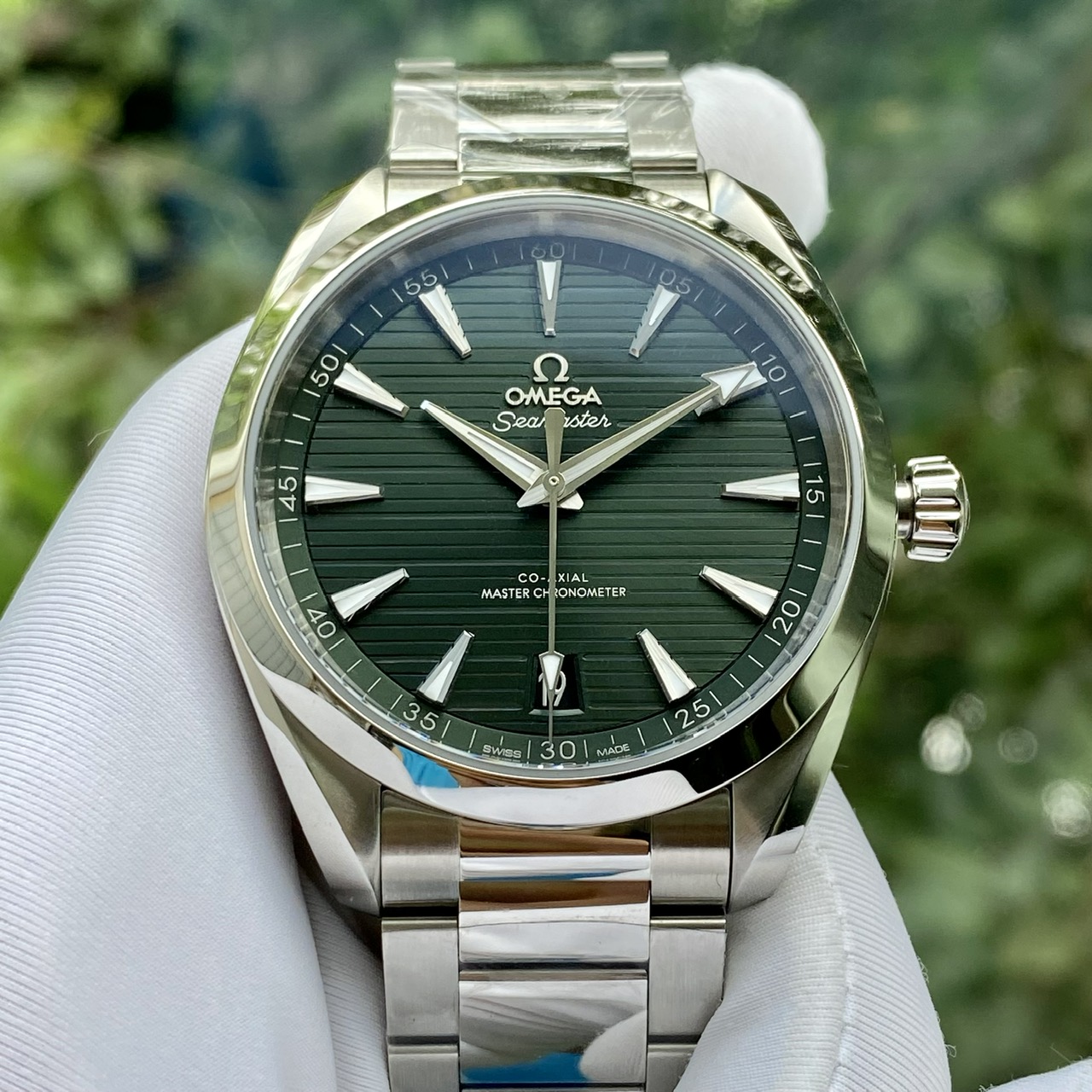 z4659376159747_498fac62c03efce90b8d1e67accf37f2 Đồng hồ OMEGA AQUA TERRA 150M GREEN CO‑AXIAL MASTER CHRONOMETER 220.10.41.21.10.001 Cũ