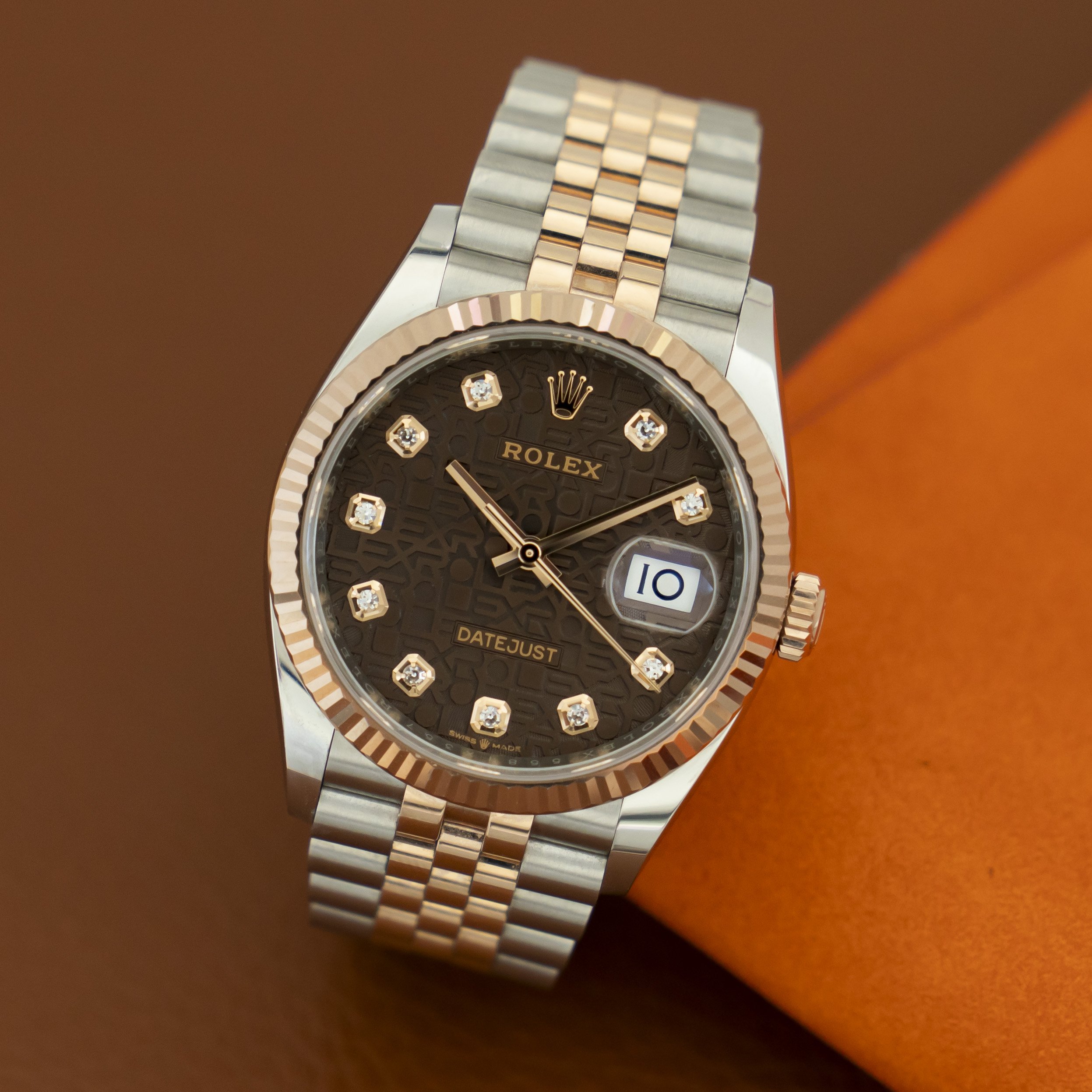 z4674796703476_cf66b701001c0913c91d37c765b333a6 Đồng Hồ Rolex Steel and Everose Rolesor Datejust Chocolate Dial – Jubilee 126231