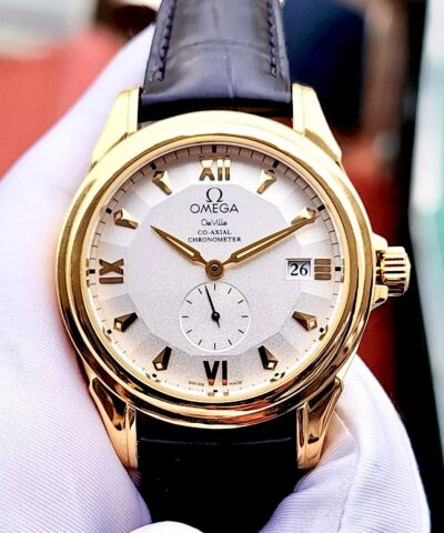 Đồng hồ Omega Deville Coaxial Chronometer 18K Yellow Gold Cũ