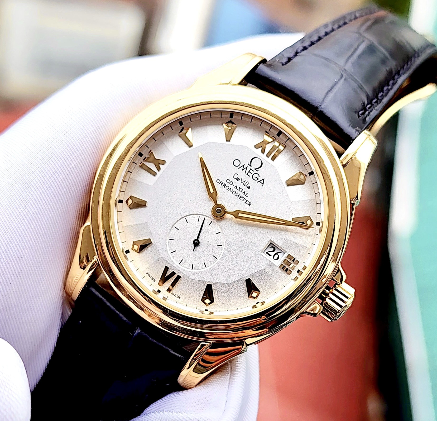 z4685808358976_f336cae229e4983e25c52dbeee350edf Đồng hồ Omega Deville Coaxial Chronometer 18K Yellow Gold Cũ