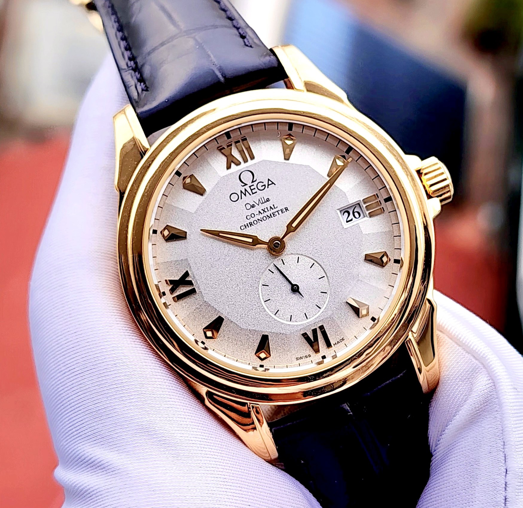 z4685808397723_ba66a90305d21c298415952b4afe9e0e Đồng hồ Omega Deville Coaxial Chronometer 18K Yellow Gold Cũ