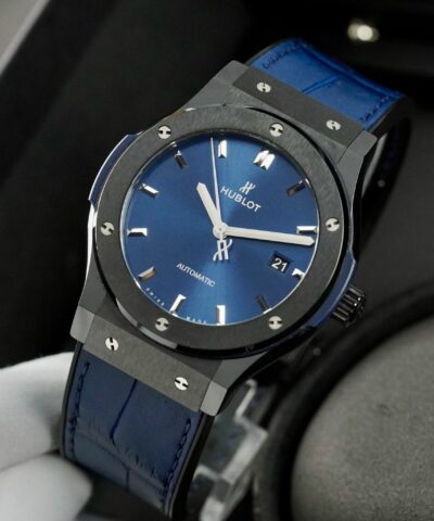 Đồng Hồ Hublot Classic Fusion Ceramic Blue 542.CM.7170.LR Cũ