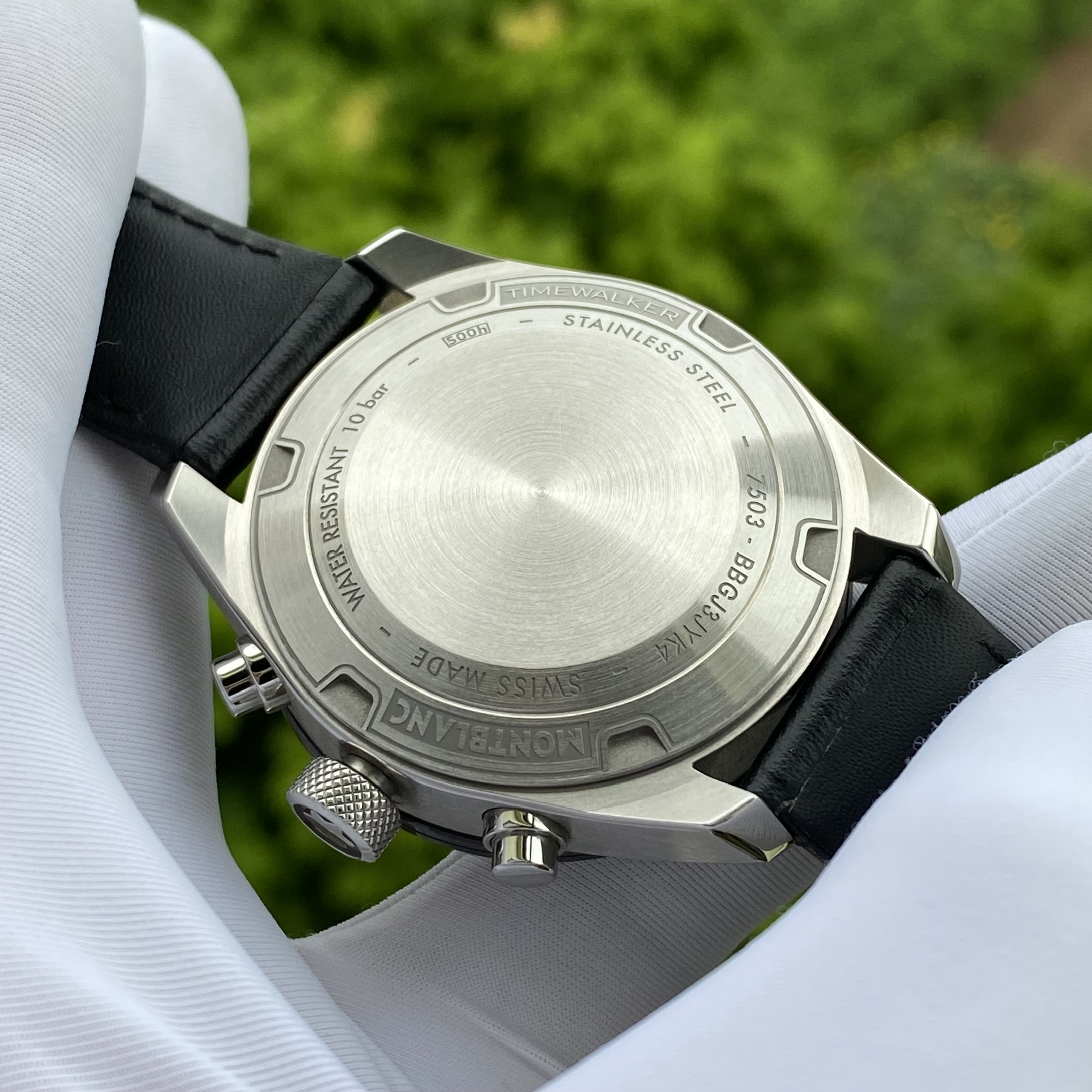z4711573132257_9d455a870815264734e35014eded0c95 Đồng Hồ Montblanc Timewalker Chronograph Automatic Black Dial M119941 Cũ