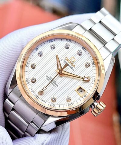 Đồng Hồ Omega Co-Axial Aqua Terra Diamond 8500 231.20.39.21.52.003 Cũ