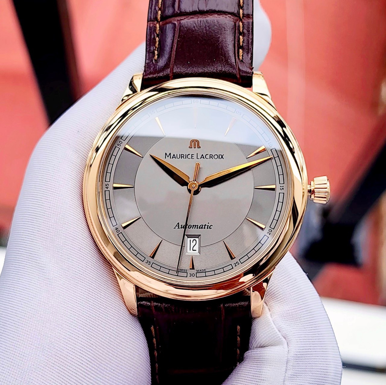 z4718713551224_a9970bb3ea5701380dfc80817cd839cd Đồng Hồ Maurice Lacroix Les Classiques 40mm LC6008-PG101-230 Cũ