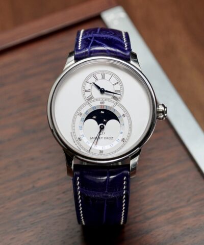 Đồng hồ Jaquet Droz Grande Seconde Moon Silver J007510240 Cũ