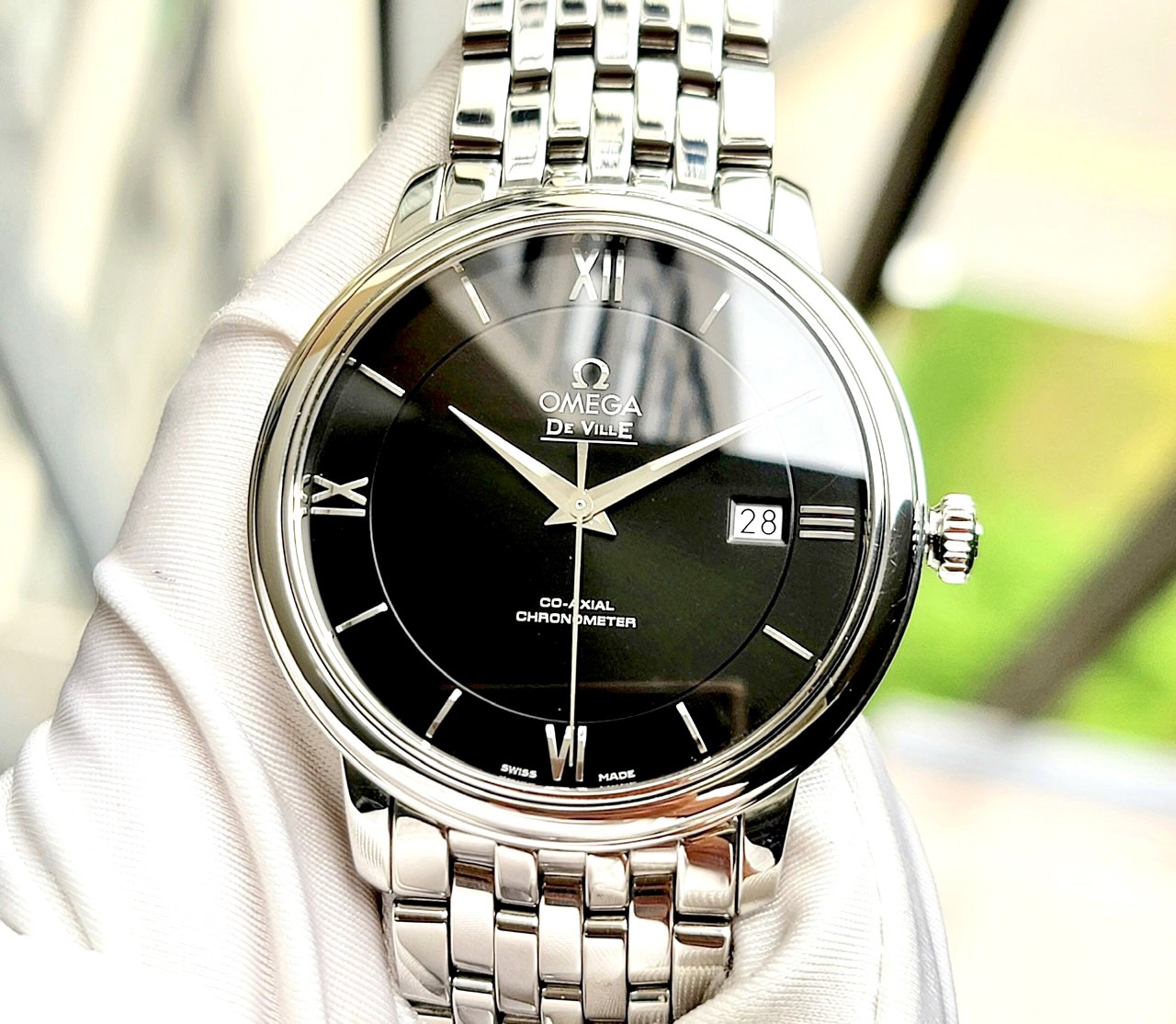 z4728082302051_bab3cf2b6e0d923e15160f54213c57c4 Đồng Hồ Omega Deville Prestige Co-Axial 39.5mm 424.10.40.20.01.001 Cũ