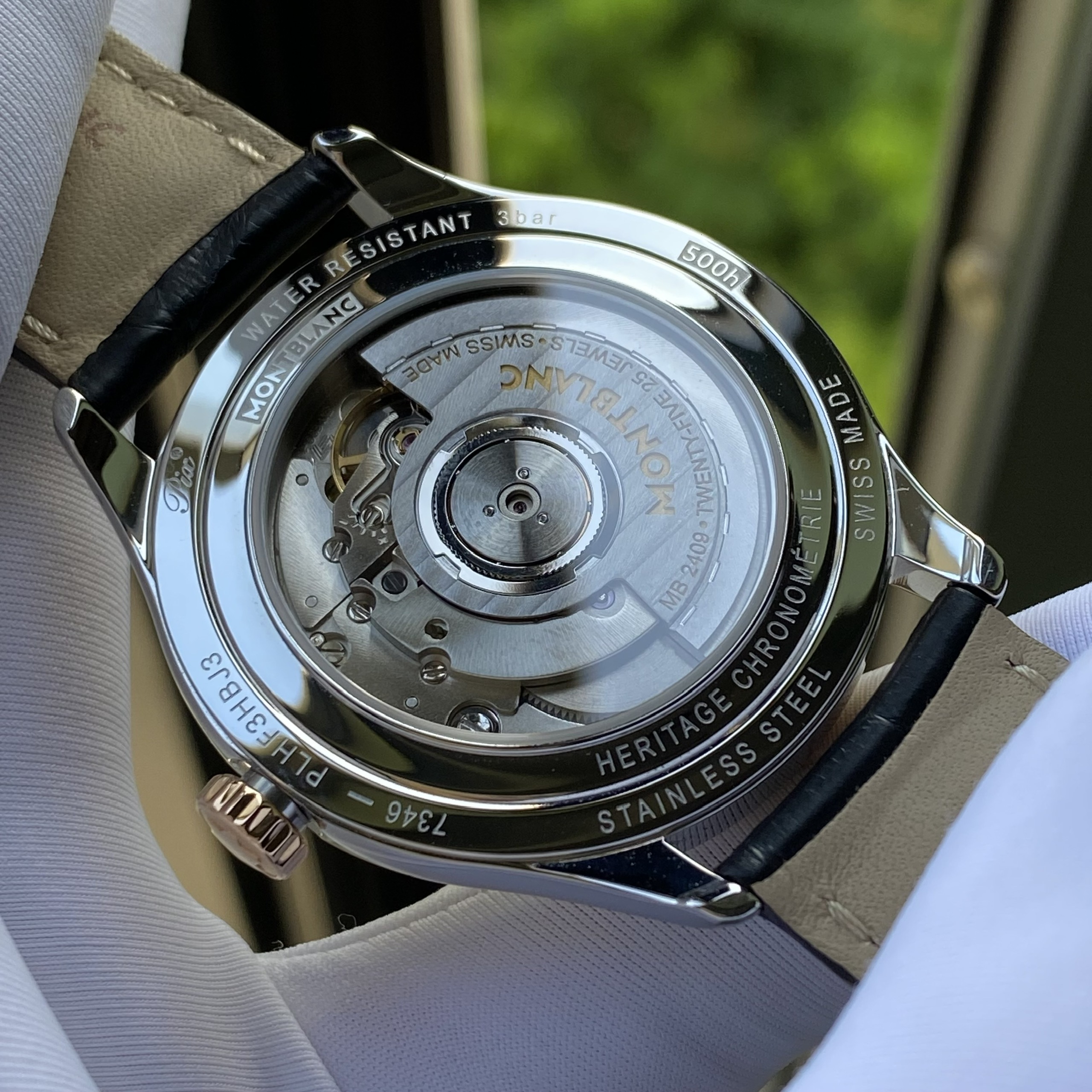 z4753500443014_aa1e5145b4f70a323182cfde6fb1557d Đồng Hồ Montblanc Heritage Chronometre Automatic 112521 Cũ