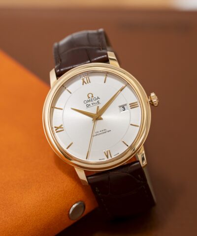 Đồng Hồ OMEGA DE-VILLE PRESTIGE CO‑AXIAL 424.53.40.20.02.001 Rose gold Cũ