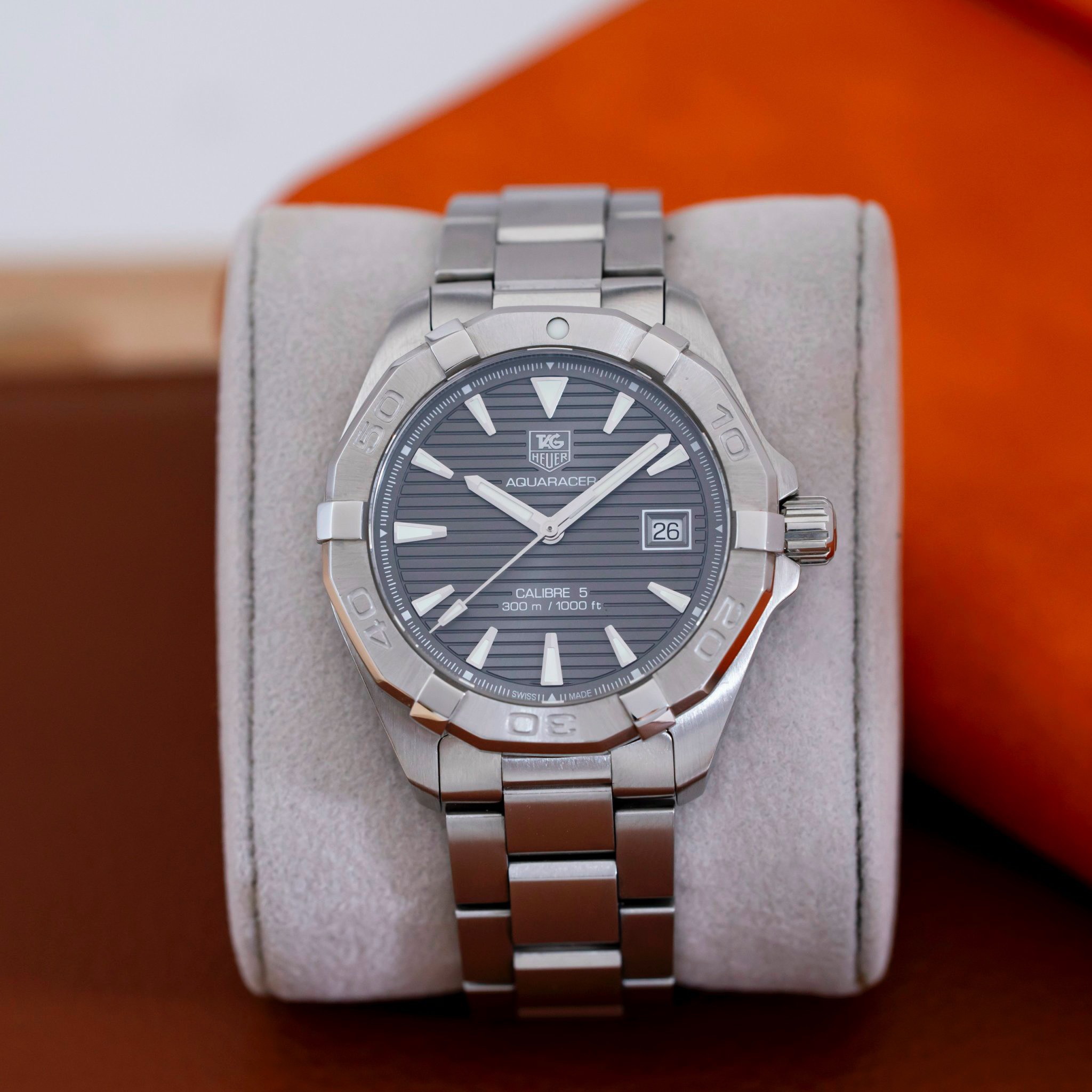 z4759245640955_f89ce509512d0efc07b753a2eee8de6a Đồng Hồ TAG Heuer Aquaracer Calibre 5 Grey Dial Cũ