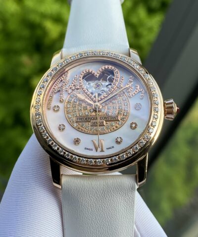 REDERIQUE CONSTANT Amour Pave Heart Beat Diamond Dial FC-310SQPV2PD4 Cũ